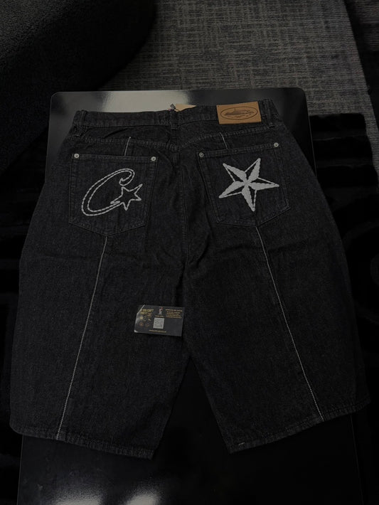 Corteiz C- Star Denim Jorts