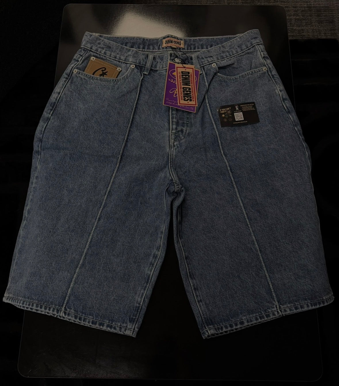 Corteiz C- Star Denim Navy Jorts