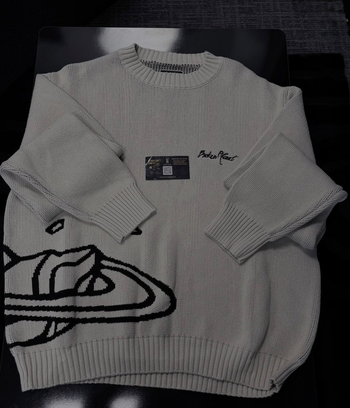 broken Planet Market Knit Sweater - Heather Grey