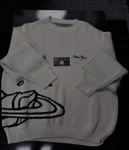 broken Planet Market Knit Sweater - Heather Grey