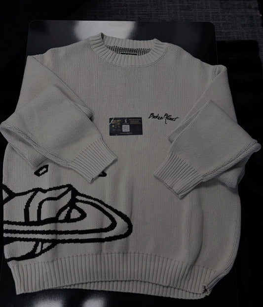 broken Planet Market Knit Sweater - Heather Grey