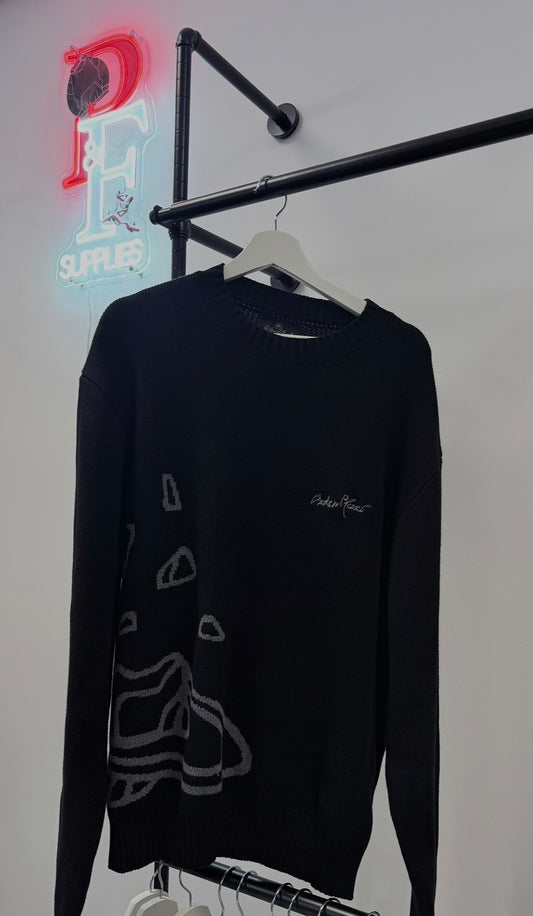 broken Planet Market Knit Sweater - Black