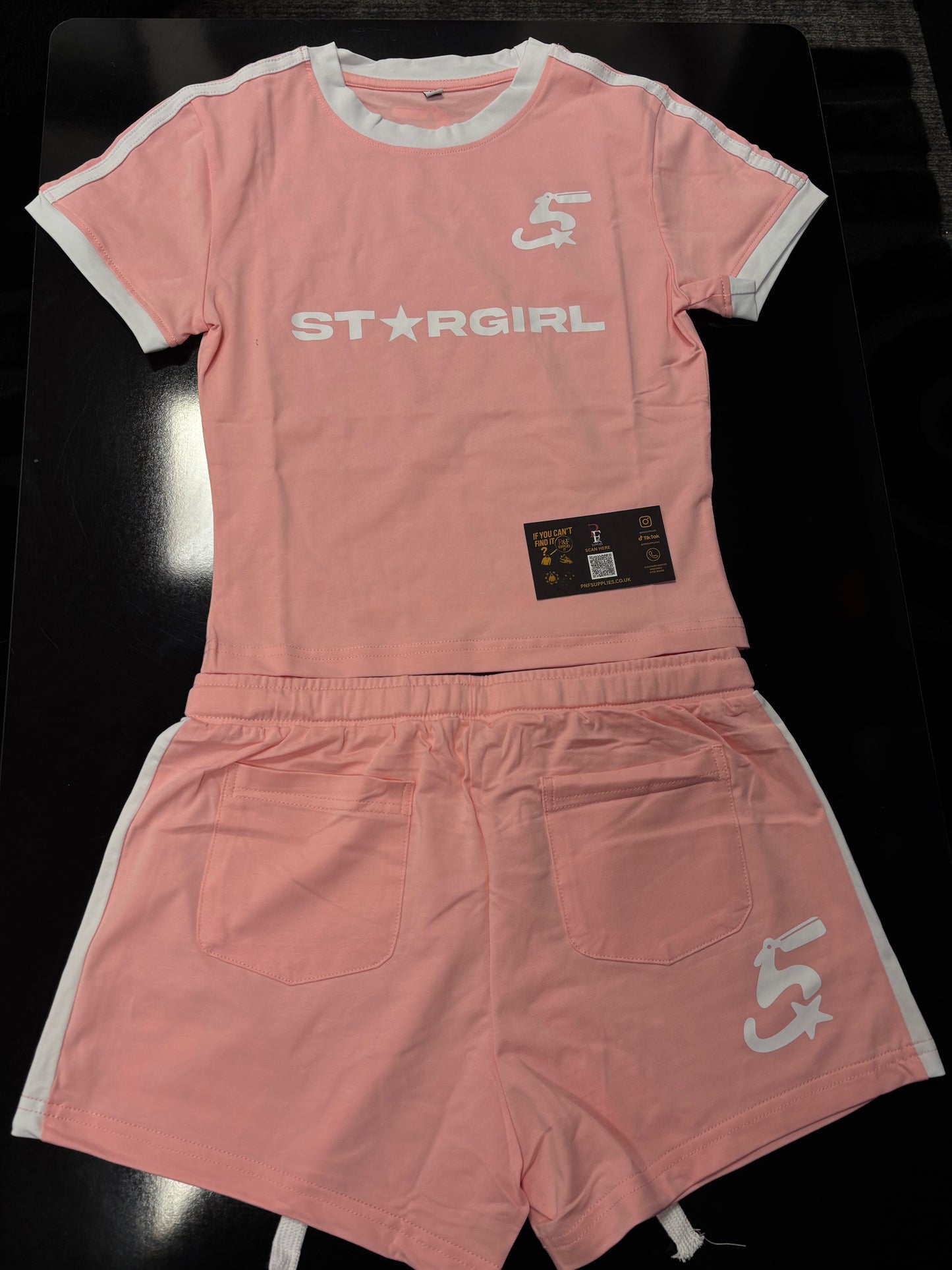5TAR GIRL Baby Pink Summer Set