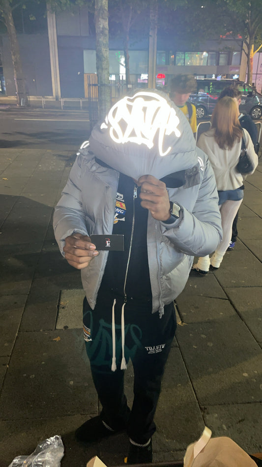 Syna "Down" Puffer Coat - Grey