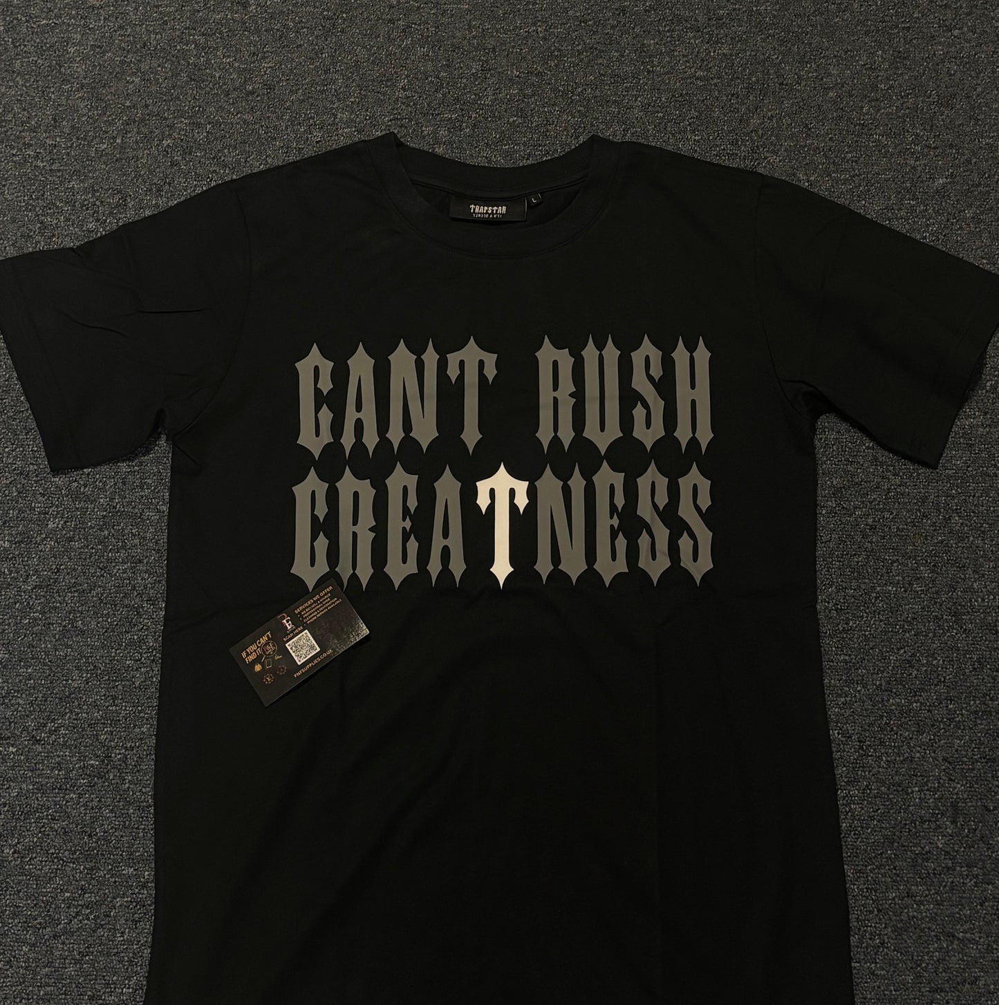 Trapstar x CRG tee Black