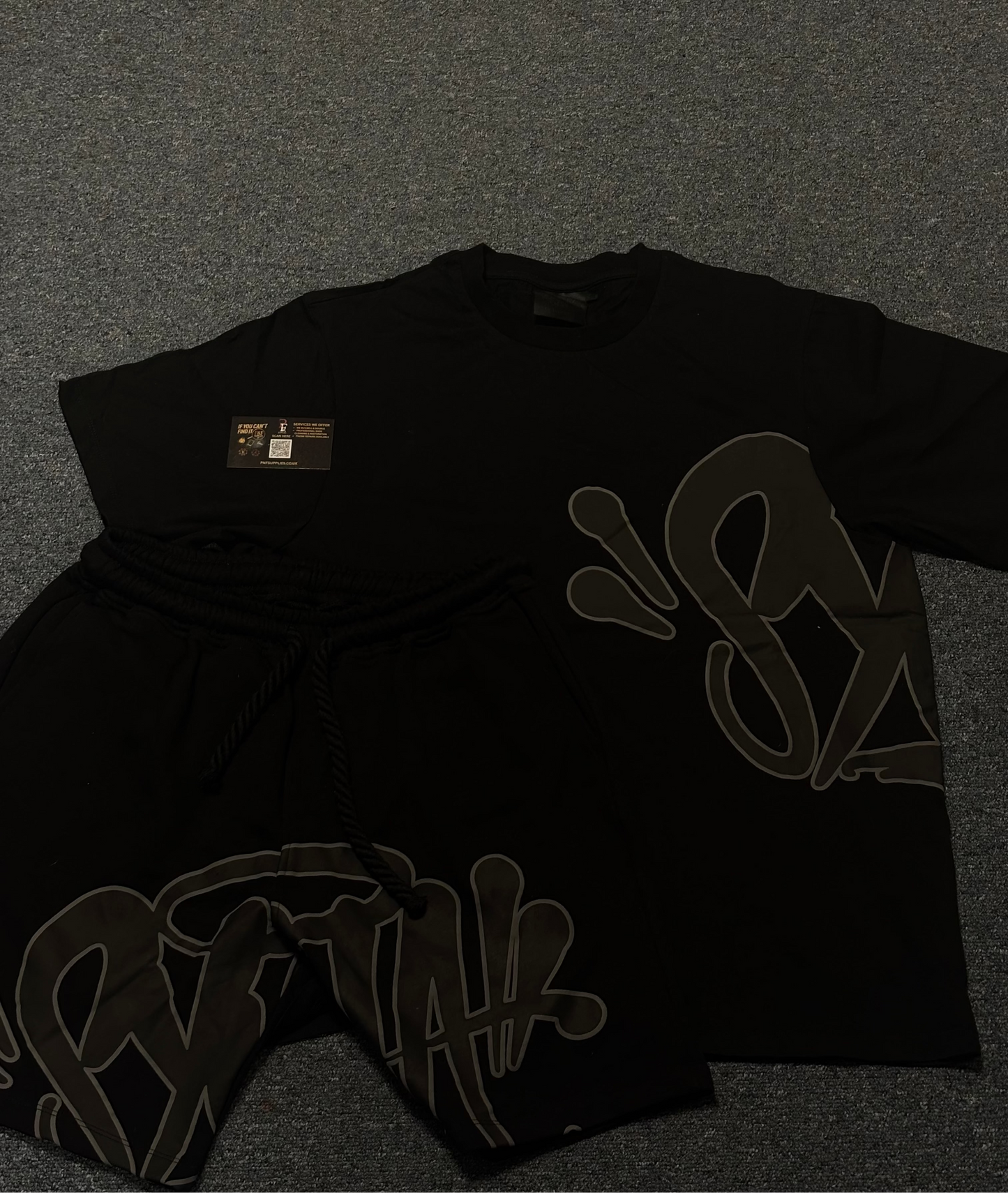 Syna Black Short Set