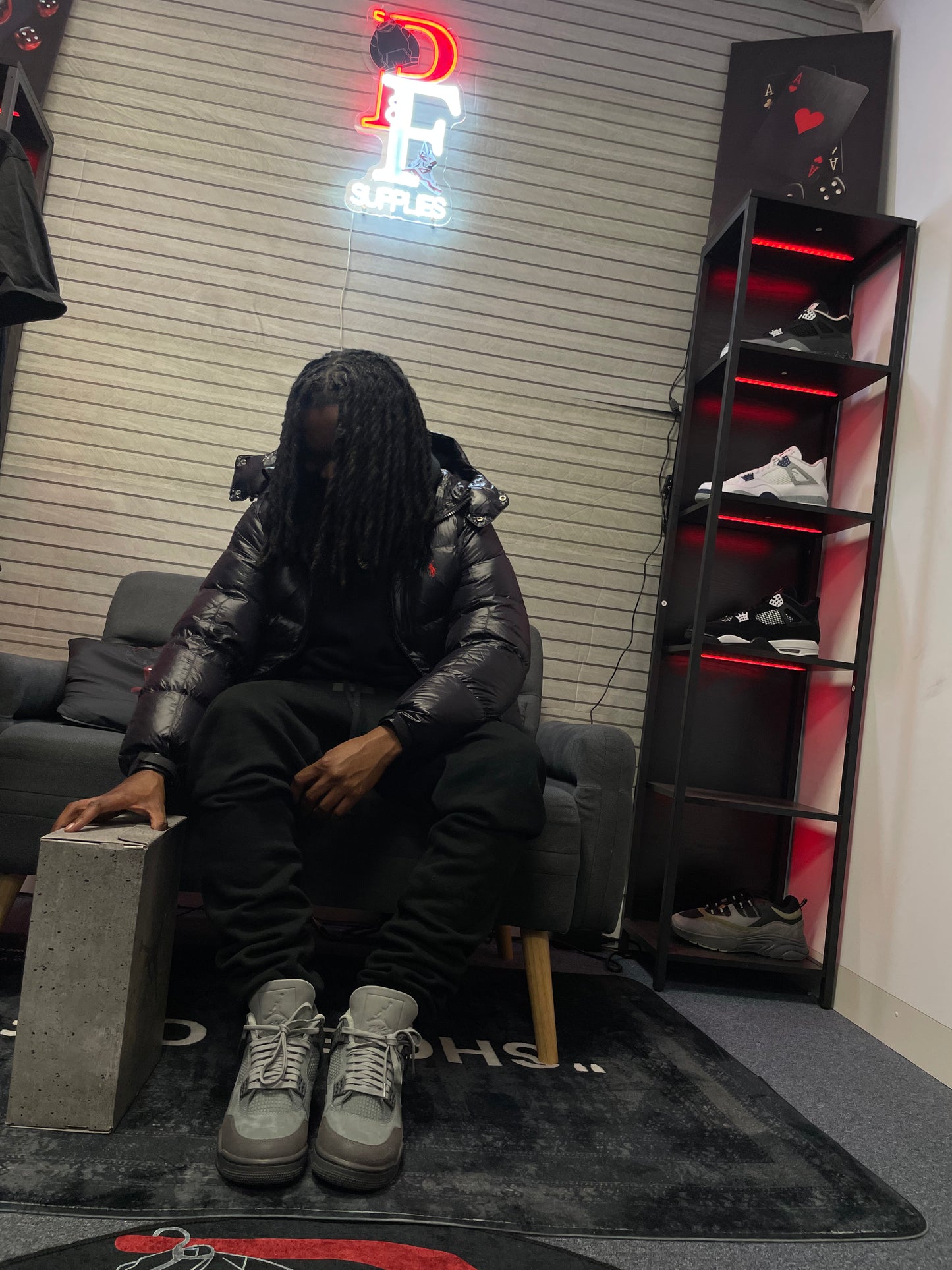 RL Gorham Shiny Puffer Coat