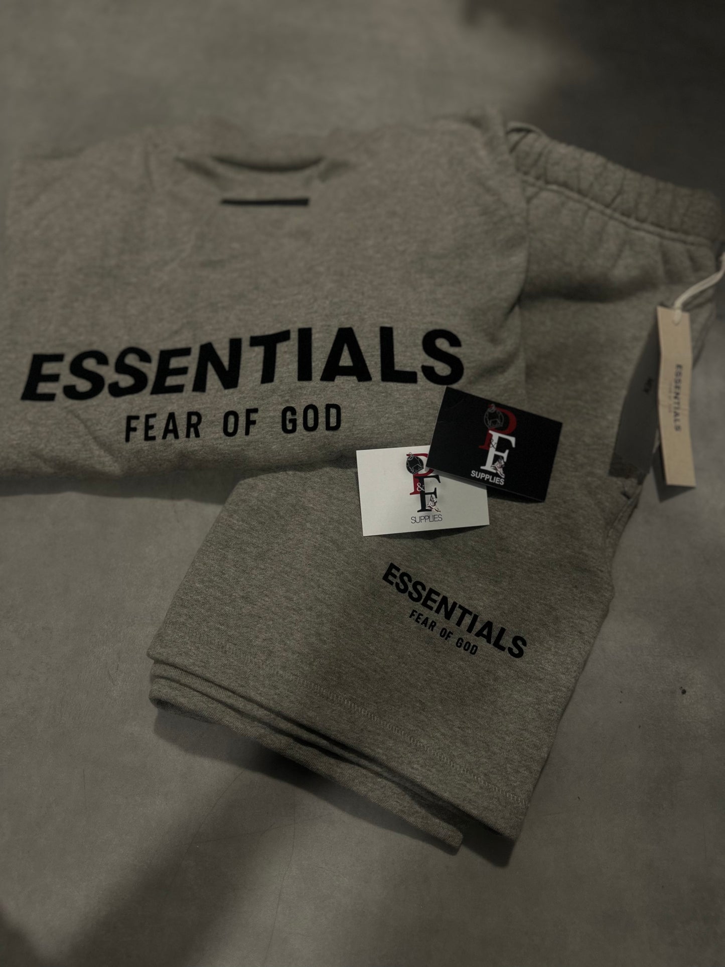 Essentials SS22  Dark Oatmeal Short set