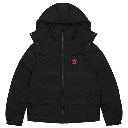 Trapstar "Irongate" Puffer Coat Black/Red