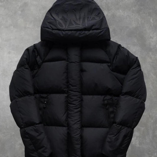 Syna "Down" Puffer Coat - Black