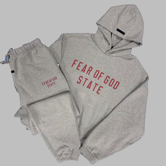 Essentials FW24 " Dark Heather" Tracksuit