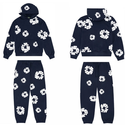 Denim Tears Cotton Wreath Tracksuit "Navy"