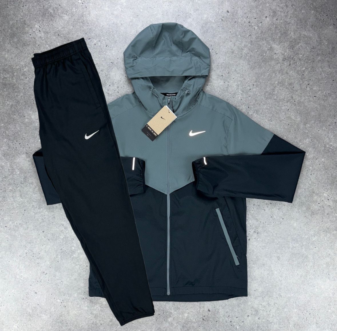 Nike "Smoke/Grey"Windrunner Tracksuit