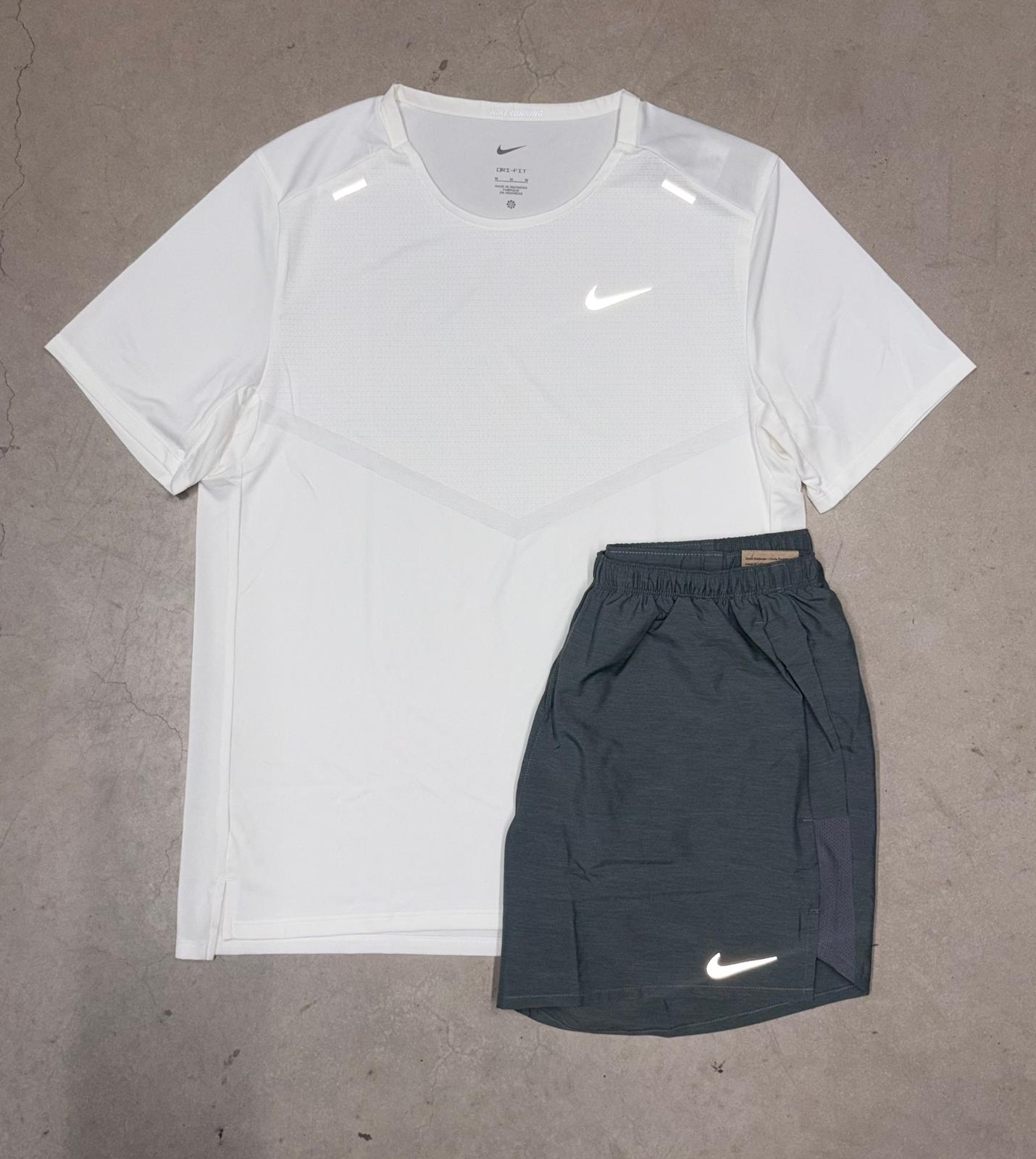 Rise White Miller Short Set