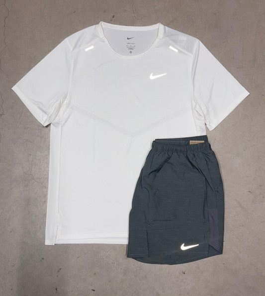Rise White Miller Short Set