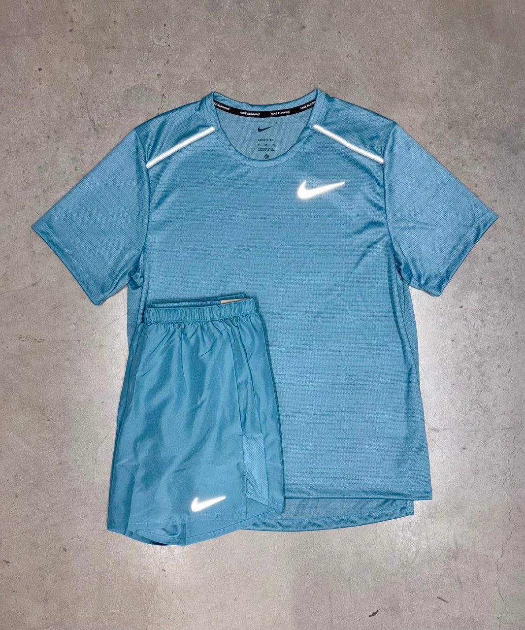Denim Blue Miller Short Set