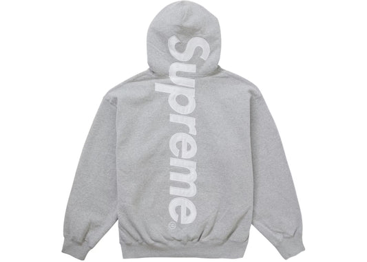 Supreme Aplique Hoodie Grey
