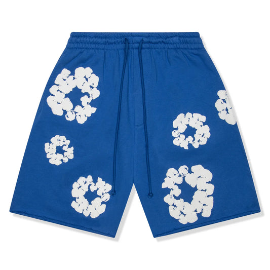 Denim Tears Cotton Wreath Royal Blue Shorts
